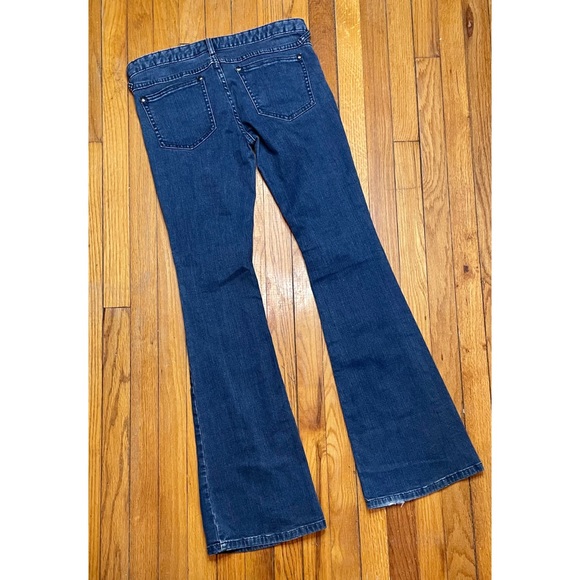 Free People Flare Bell Bottoms Dark Wash Jeans - Picture 4 of 8